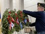 The Air Force wreath.